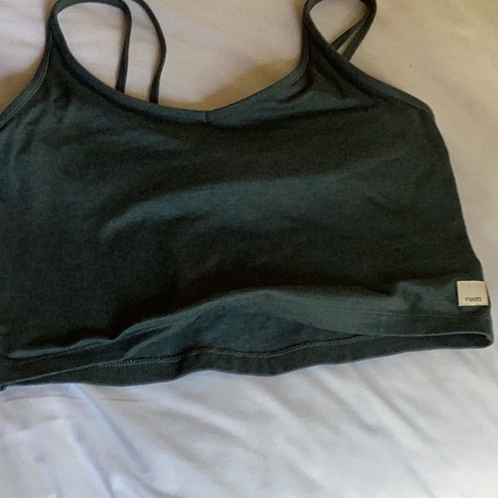 Vuori crop top stone heather